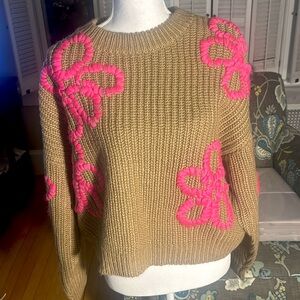 ESSENTIEL ANTWERP Size SmNWT Pink Eschew Pullover Longsleeve Sweater Essential